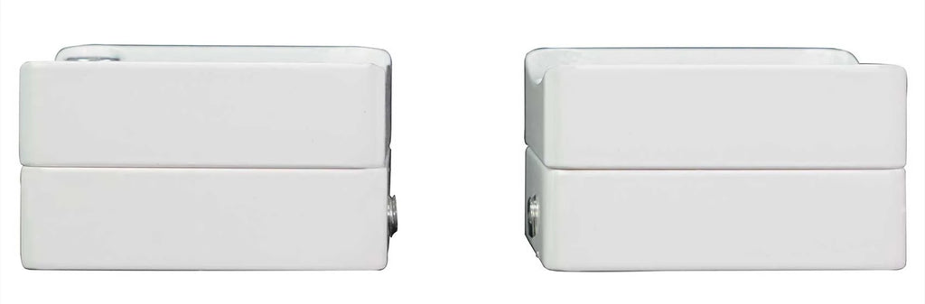 5.25" 360° Swivel White Aluminum Tower Speakers X1201