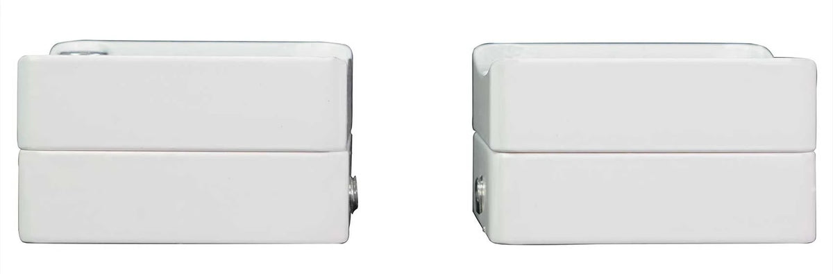 5.25" 360° Swivel White Aluminum Tower Speakers X1201