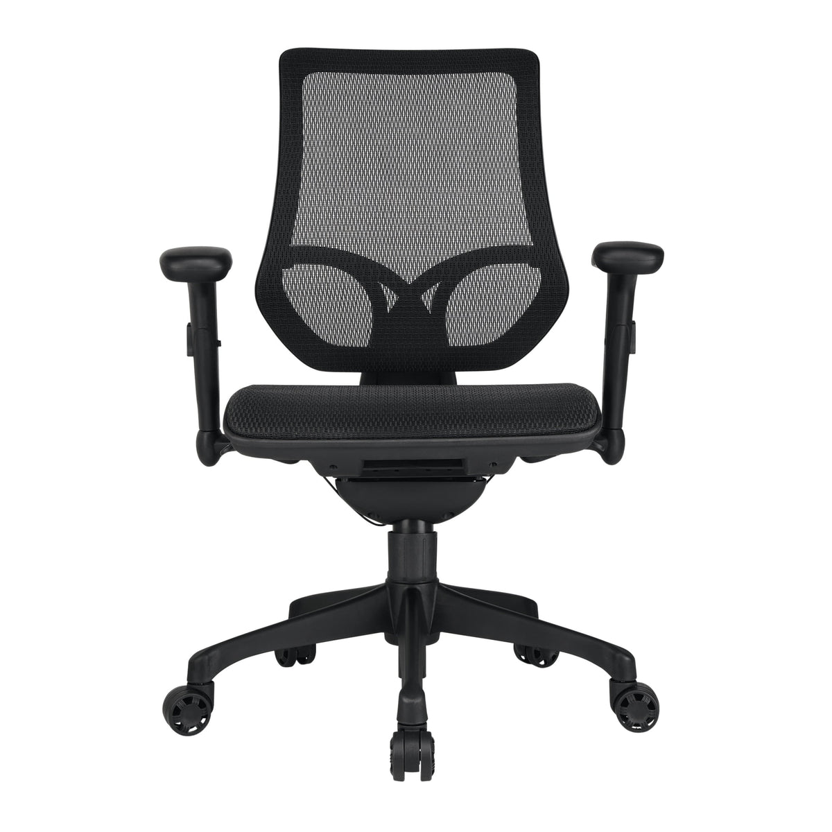 Black Ergonomic Mesh Mid-Back Task Chair C1435