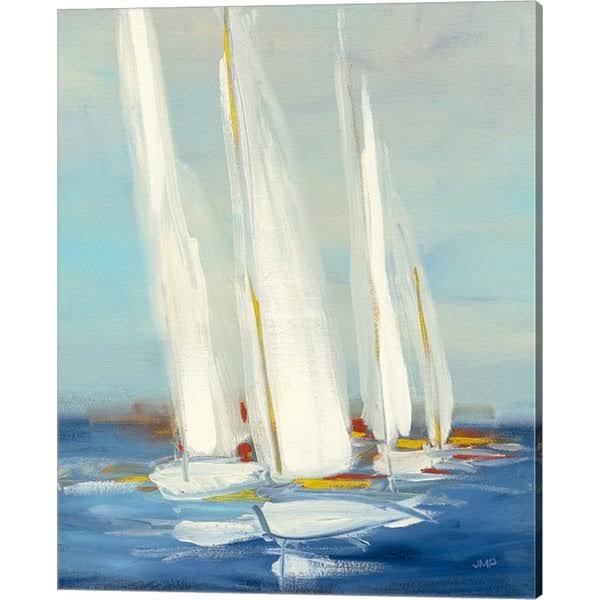2 Piece Canvas Art Set 12 x 15 Blue O98749