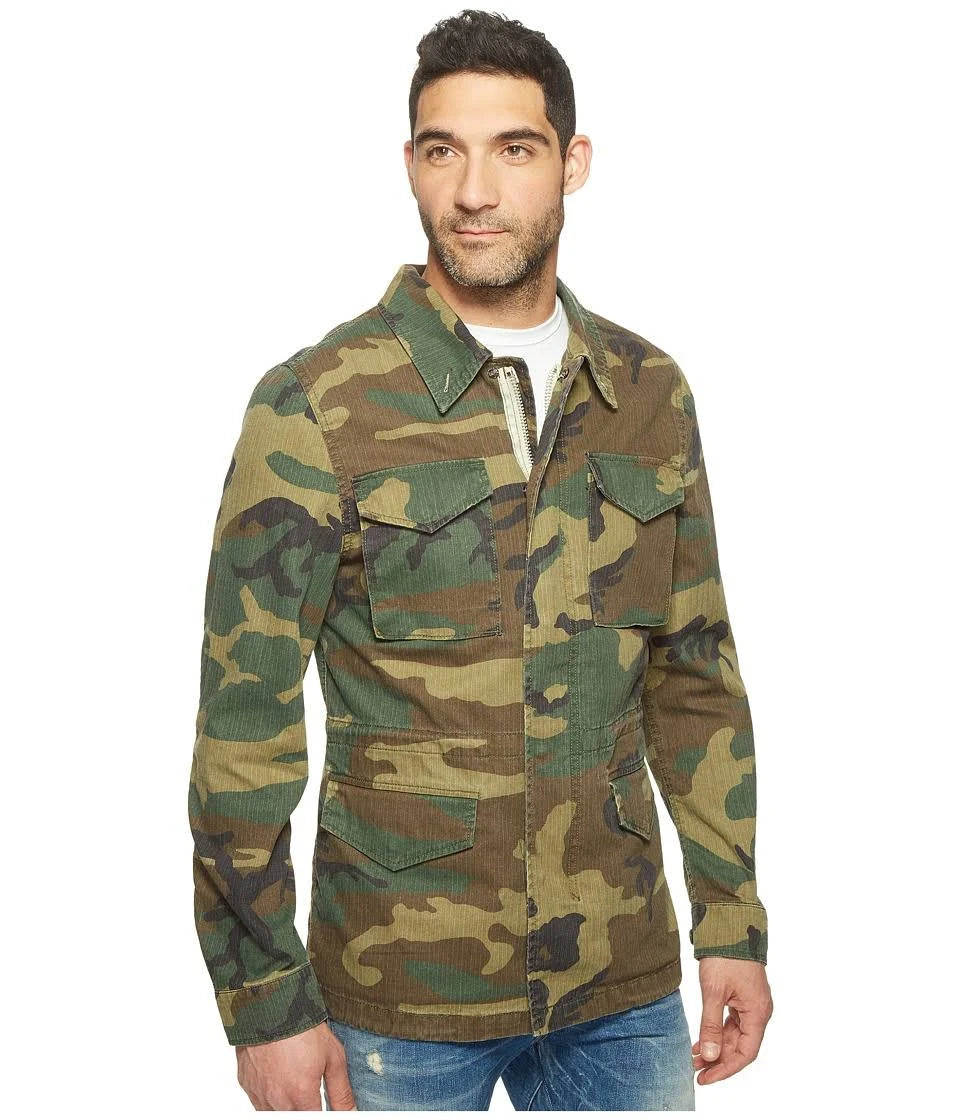 Camo Woodland Field Coat K7609