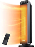 24" Black Portable Electric Ceramic Space Heater Y8158