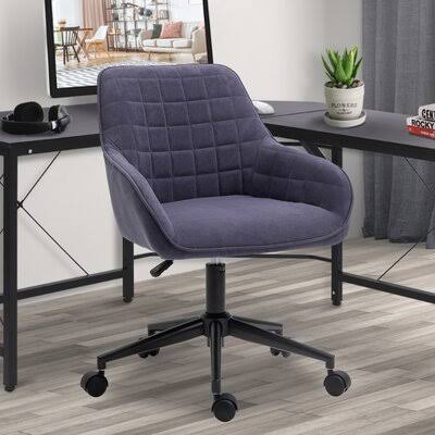 Purple Gray Ergonomic Task Chair O559