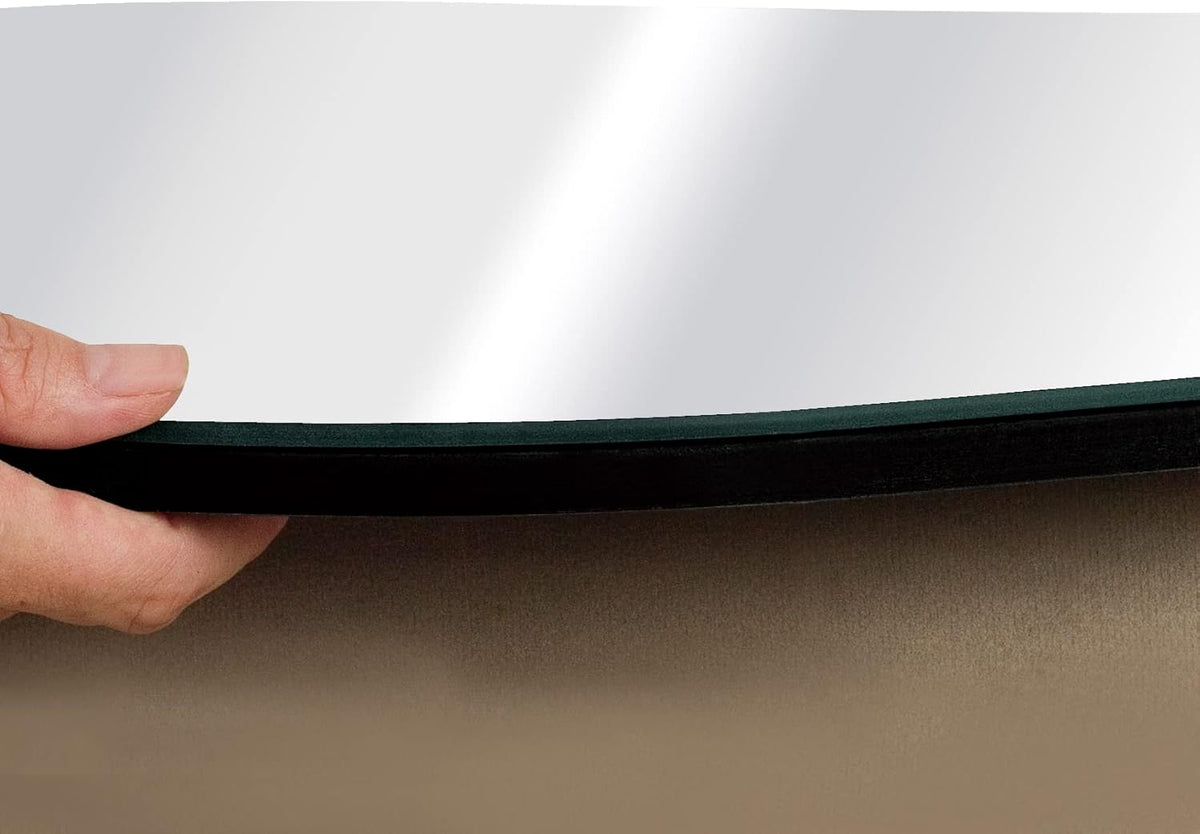 Irregular 20 x 33 Inch Wall Mounted Frameless Mirror F320