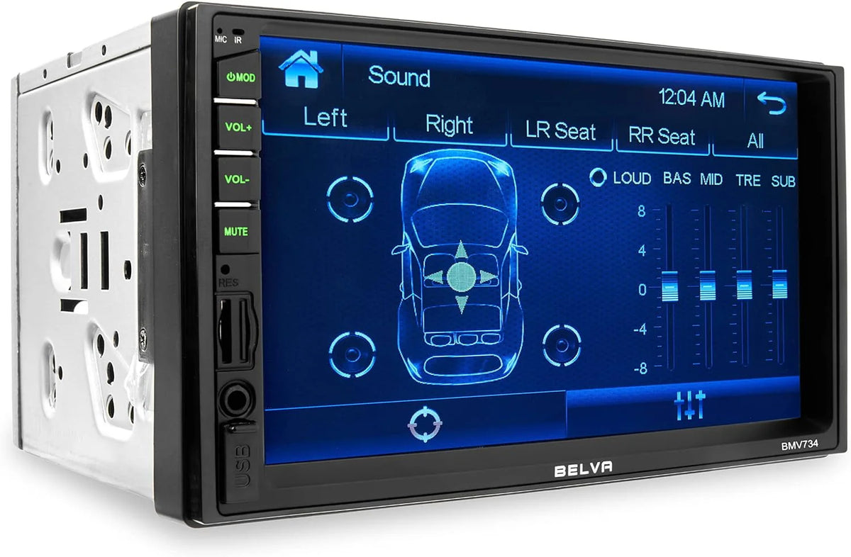 Double DIN Touchscreen Car Stereo Receiver with Bluetooth R13099