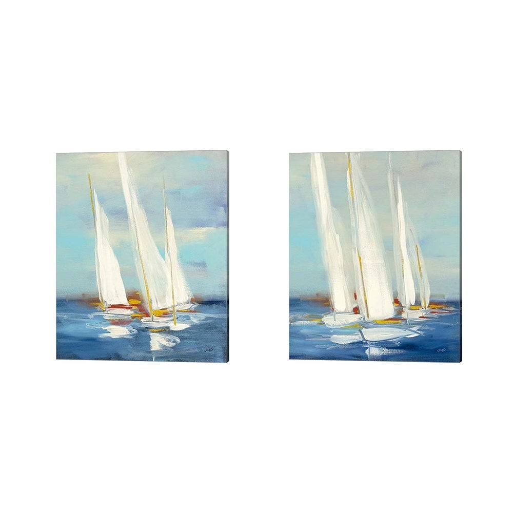 2 Piece Canvas Art Set 12 x 15 Blue O98749