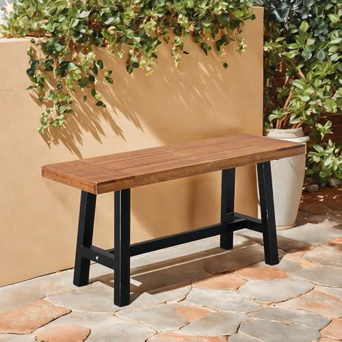 Outdoor Bench with Metal Legs Z6908