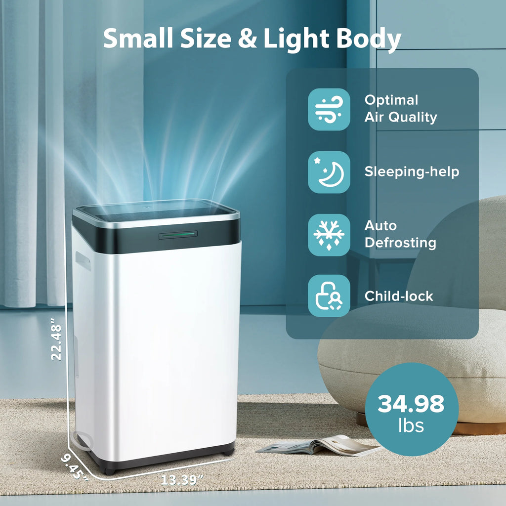 45 Pint Dehumidifier with Drain Hose D9387