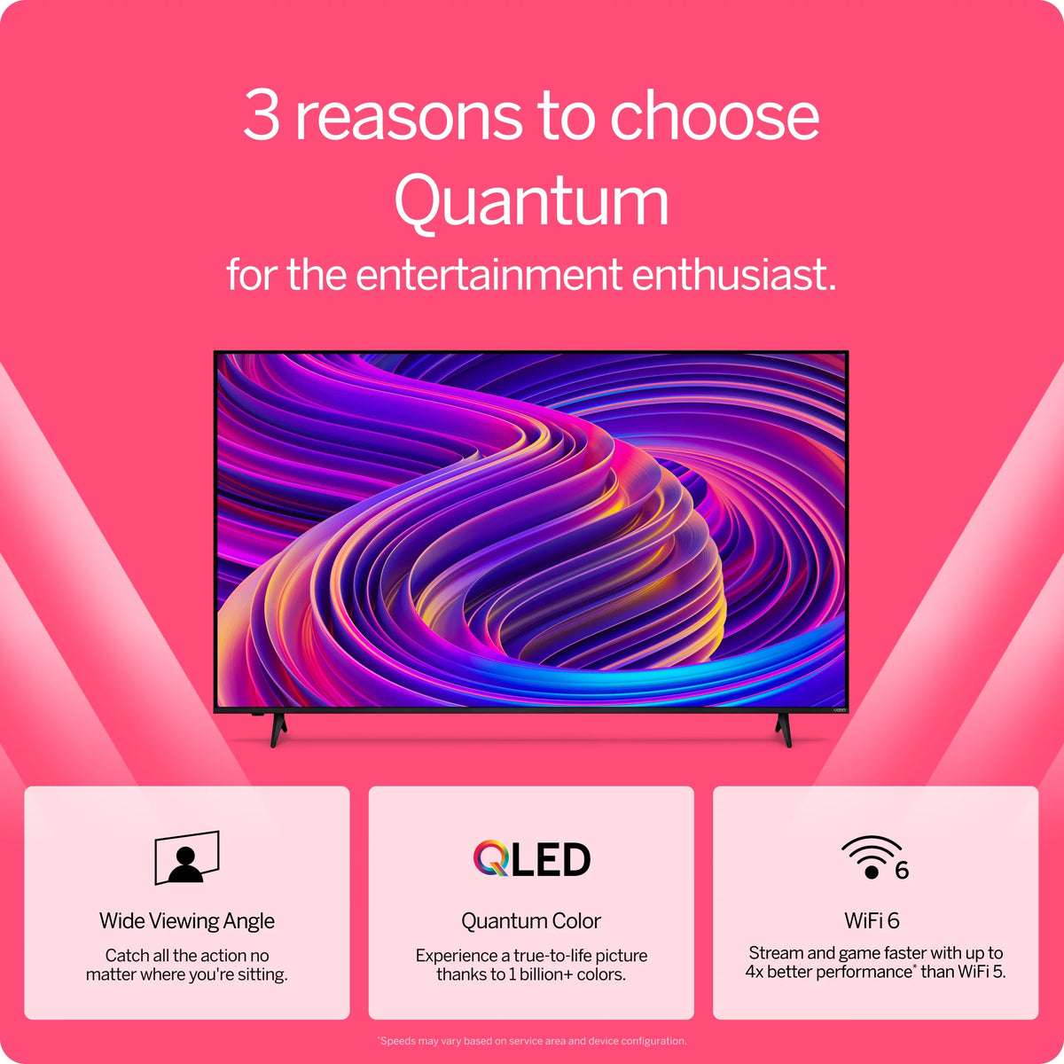 55 Class Quantum 4K QLED HDR Smart TV D917