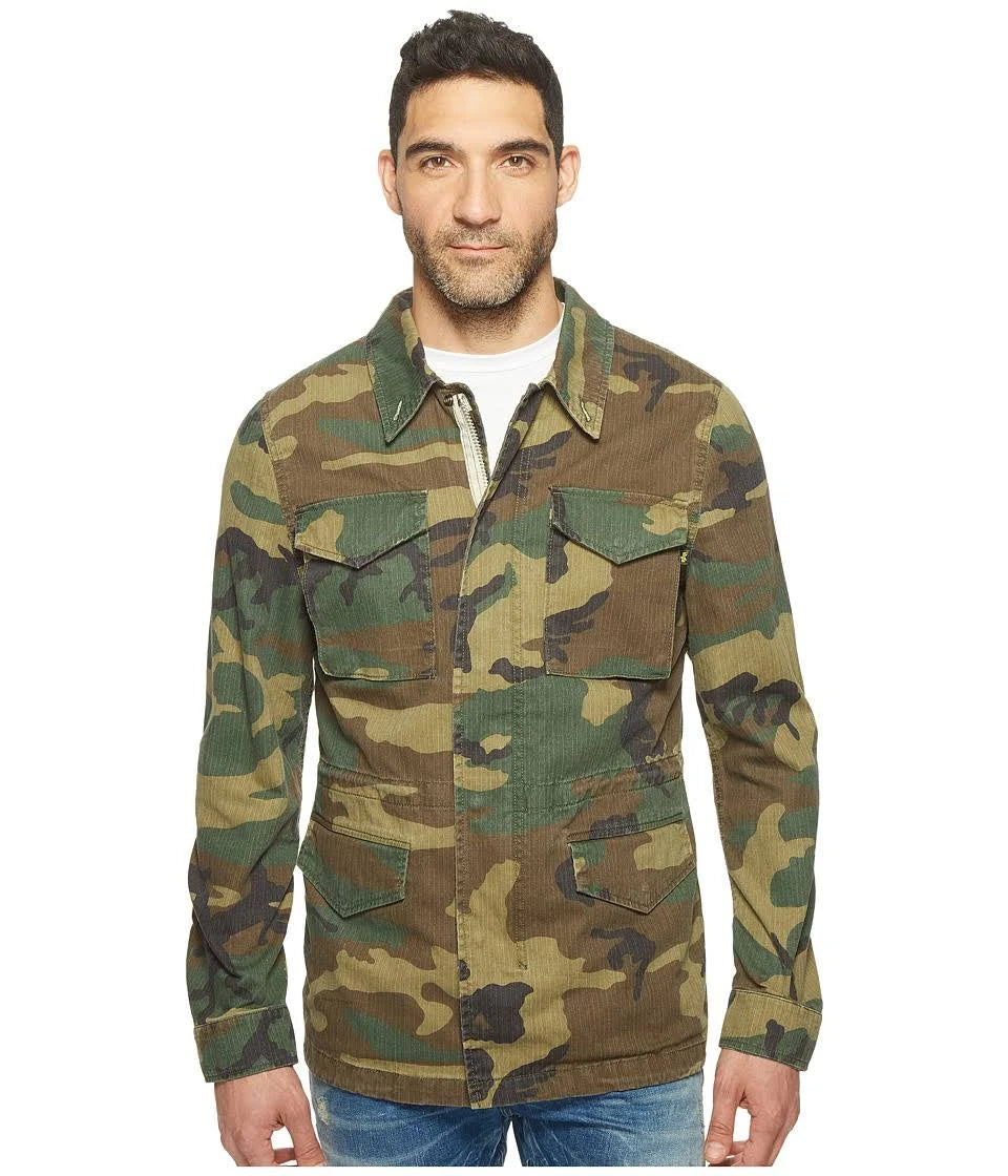 Camo Woodland Field Coat K7609