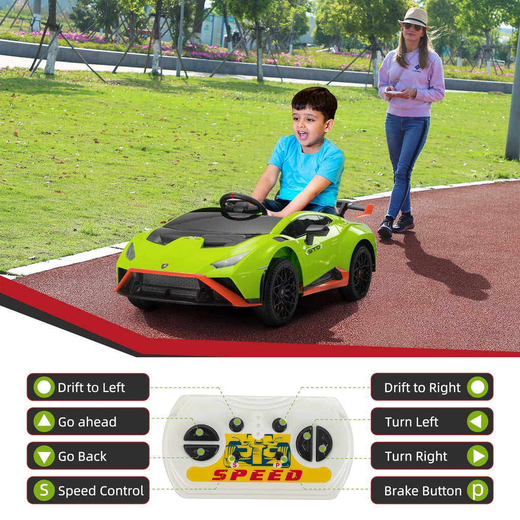 Gray 24V Kids Ride on Electric Car with Remote Control B704602