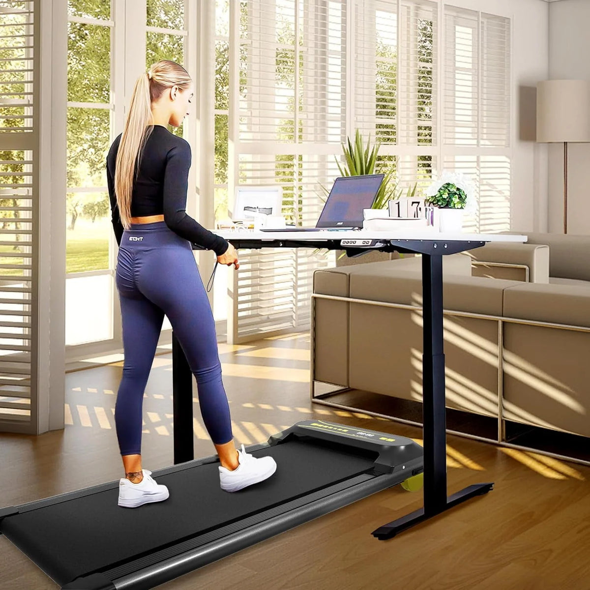 Portable Mini Treadmill Black G481