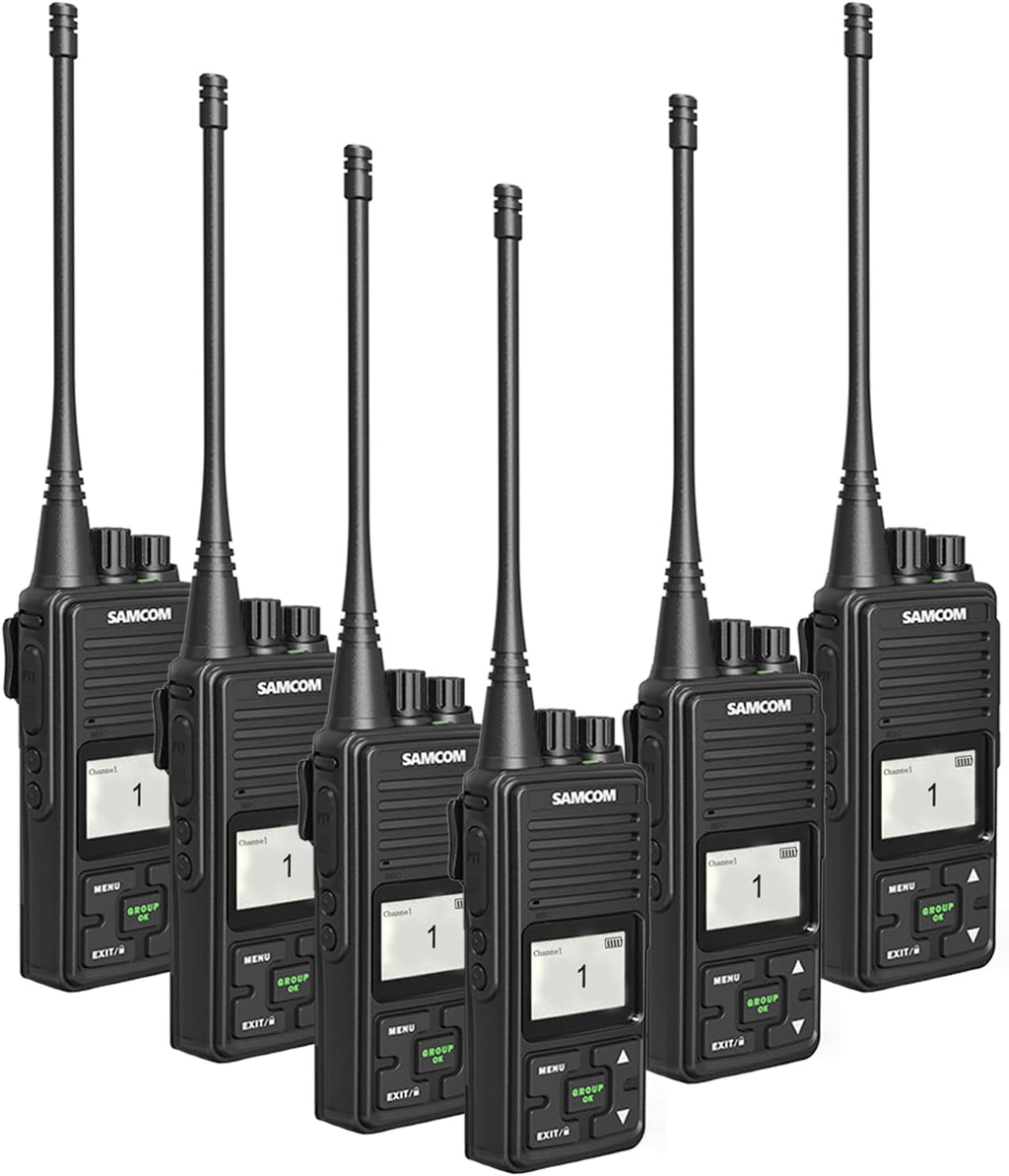 2 Pack UHF Rechargeable Handheld Radio with Earpieces N75989