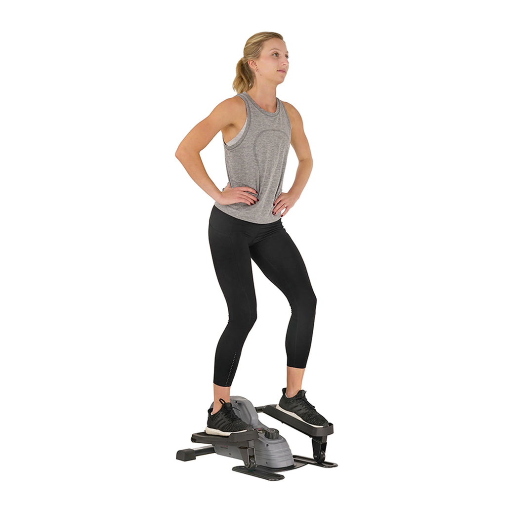 Compact Magnetic Standing Elliptical Machine with Handlebars L294685