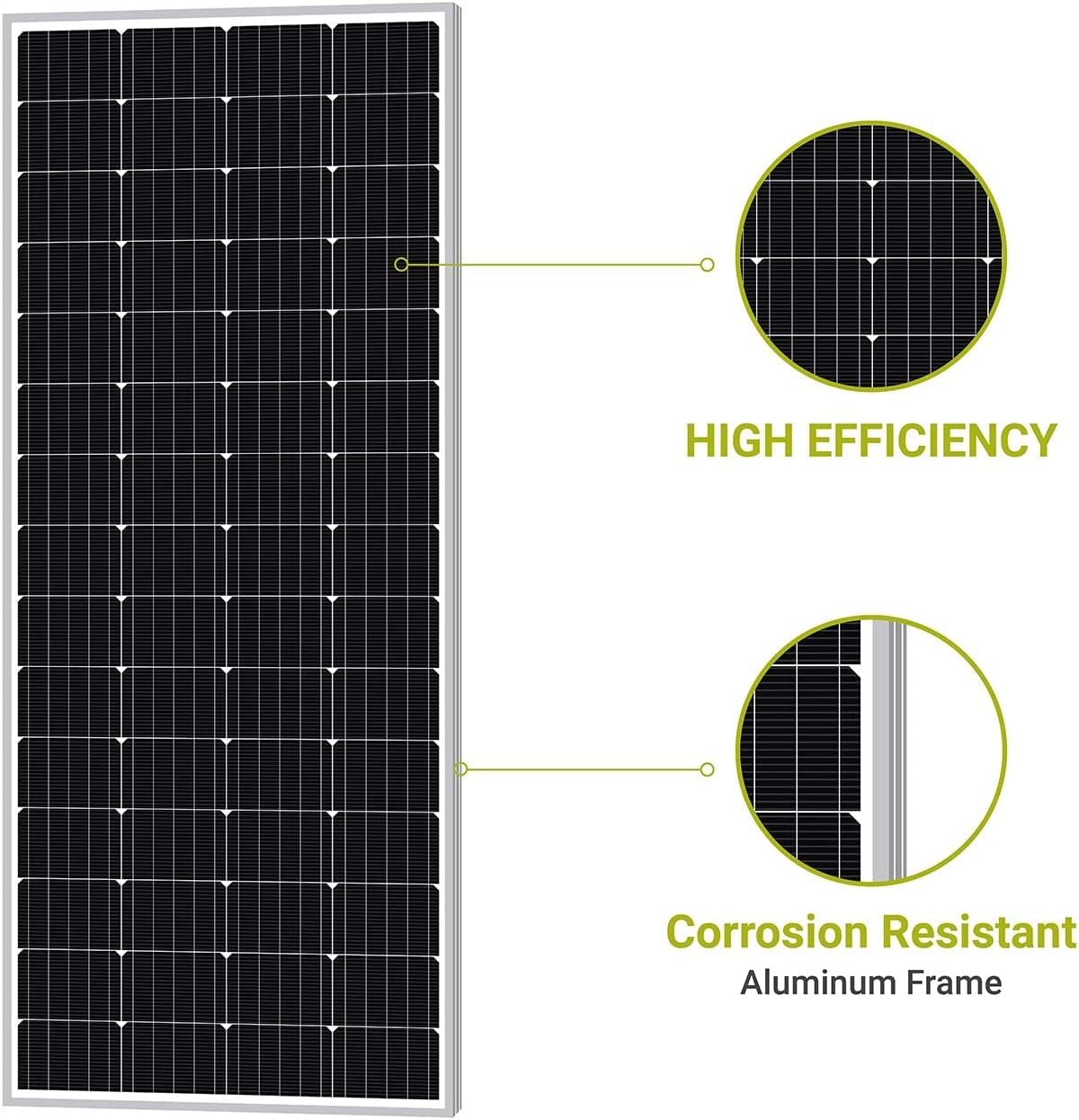 200W 12V Monocrystalline Solar Panel K58808