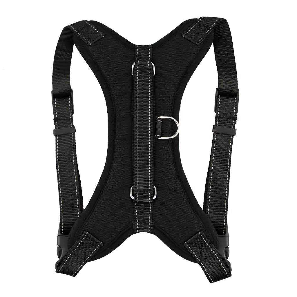 Adjustable Reflective No-Pull Padded Dog Harness with Leash Set F482269