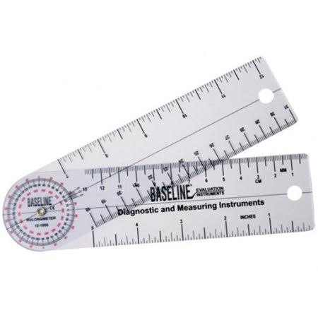 6 in. Clear Plastic Rulongmeter C701