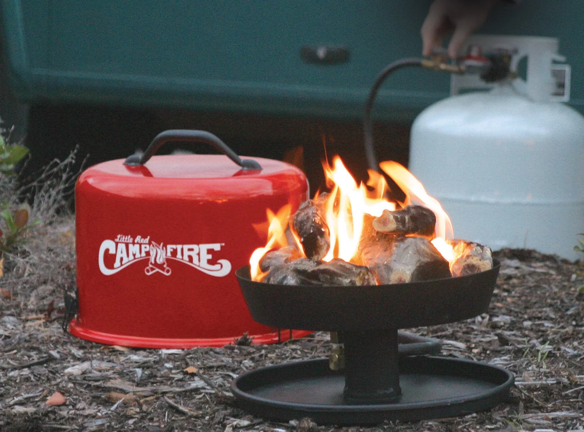 Big Red Campfire with 10-Foot Propane Hose X342